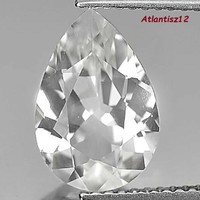  VALÓDI, 100% TERMÉSZETES WHITE TOPÁZ DRÁGAKŐ 3,52ct - VVS! TISZTASÁGÚ