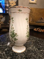  Hollóházi Pannónia váza ritka mintával