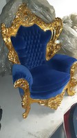 Antik orias trón barokk fotel