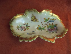Herendi porcelán Viktória mintás  gyűrűtartó tálka