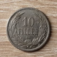 10 Fillér 1909 K.B.