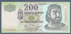 200 Forint  2007 " FA "  UNC