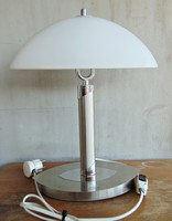 Modern nagy üvegburás 2 izzós asztali lámpa 
