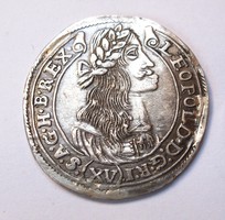 Lipót XV krajcár 1677 KB