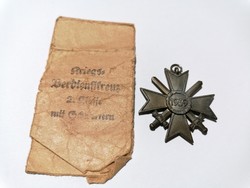 II.VH Háborús Érdemkereszt II. osztálya kardokkal kitüntetés (340)