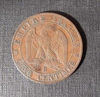 5 centimes 1854 B