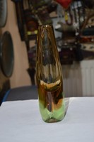 Színes cseh kristály váza