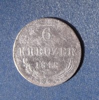 6 kreuzer 1848 A