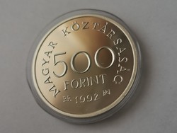 Károly Róbert ezüst 500 Ft PP 25 gramm 0,900