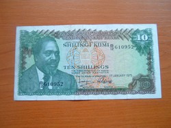KENYA 10 SHILLINGS 1975 S+ZS