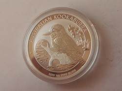 2019 Ausztrál kookaburra 31,1 gramm 0,999 gyönyörű érme