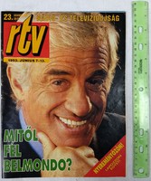 RTV újság 1993-06-07 Belmondo Audrey Hepburn Kállay Usztics Klausjürgen Wussow