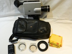Braun NIZO S560 8mm-es film kamera sok tartozékkal!