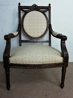 Antik francia barokk fotel