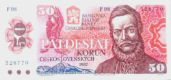 Csehszlovákia 50 korona 1987 UNC