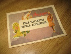 Andersen : Des Kaisers  neue Kleider  / A király új ruhája  /  Zórád Ernő  rajzaival