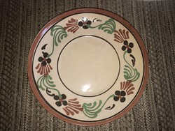 Mázas fali tányér (Városlődi, jelzetlen) 