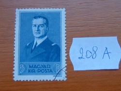 5 PENGŐ 1938 HORTHY MIKLÓS ADMIRÁLIS  208A