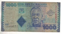 1000 shilingi 2010 Tanzánia 