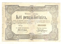 2 Két pengő forintra 1849 Kossuth bankó 1.