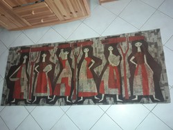 Retro art deco falvédő faliszőnyeg szőnyeg