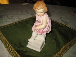 ENS porcelán  kislány  , az egyik legismertebb  ENS    figura  , 15 cm