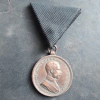 Ferenc József kitüntetés,posztumusz szalagon