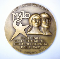 1886-1986 Commemorative Portuguese Medal, 782/1000.