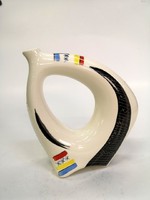 Nagyon ritka, hibátlan Art Deco porcelán váza FS Stas jelzéssel - 04211