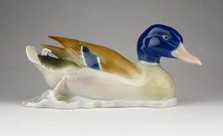 0Z595 Régi Metzler - Ortloff porcelán kacsa