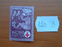 12+50  FILLÉR 1942 Vöröskereszt 120B
