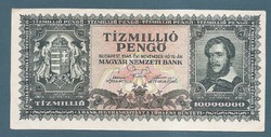 10000000 Pengő 1945  ( Tízmillió ) EF