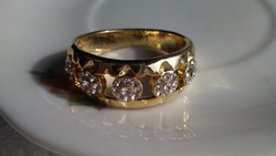 Töltött arany gyűrű 60