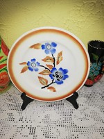 Hollóházi Floral Porcelain Cake Plate, Nostalgia Piece
