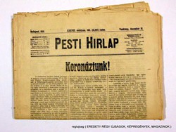 1916.12.31  /  KORONÁZTUNK!  /  Pesti Hirlap   /  Szs.:  12472