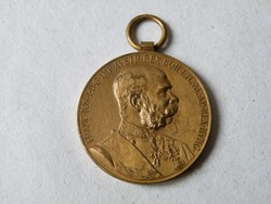 KK726 Ferenc József bronz kitüntetés SIGNUM MEMORIAE