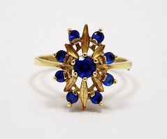 Kék köves arany gyűrű (ZAL-Au87897)