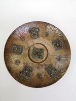 Copper decorative wall bowl - 04301