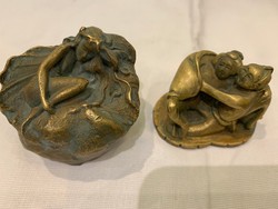 Japán kis bronz figurák