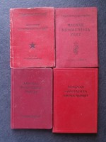 MKP - MDP - MSZMP tagkönyvek