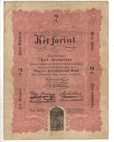 2 forint 1848 Kossuth bankó 5 eredeti állapot