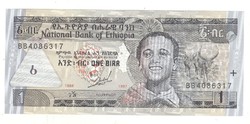 1 birr 1997 5. signo Etiópia UNC