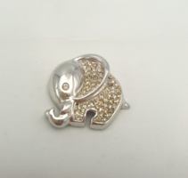Csodás ezüst elefánt kövekkel 925-ös