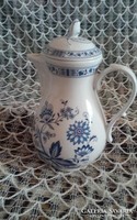 Meissen blue onion patterned bidermeier type teapot