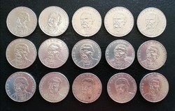 55db ezüst Forint! 53db 200-as, 2db 5-ös. Képek szerinti állapotban! 92/93/94 vegyesen, 5-ös 1947!
