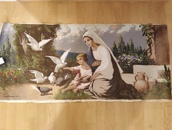 Mária és Jézus olajfestmény