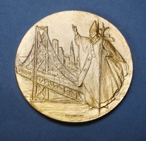 Pope John Paul II's visit to San Francisco 1987 commemorative medal.