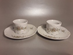 Rosenthal - classic rose - 2 egg holders + 2 saucers