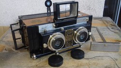 Antik sztereó és mono fényképezőgép, ritkaság