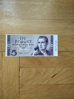 5 forint 1955 Rákosi címer replika bankjegy